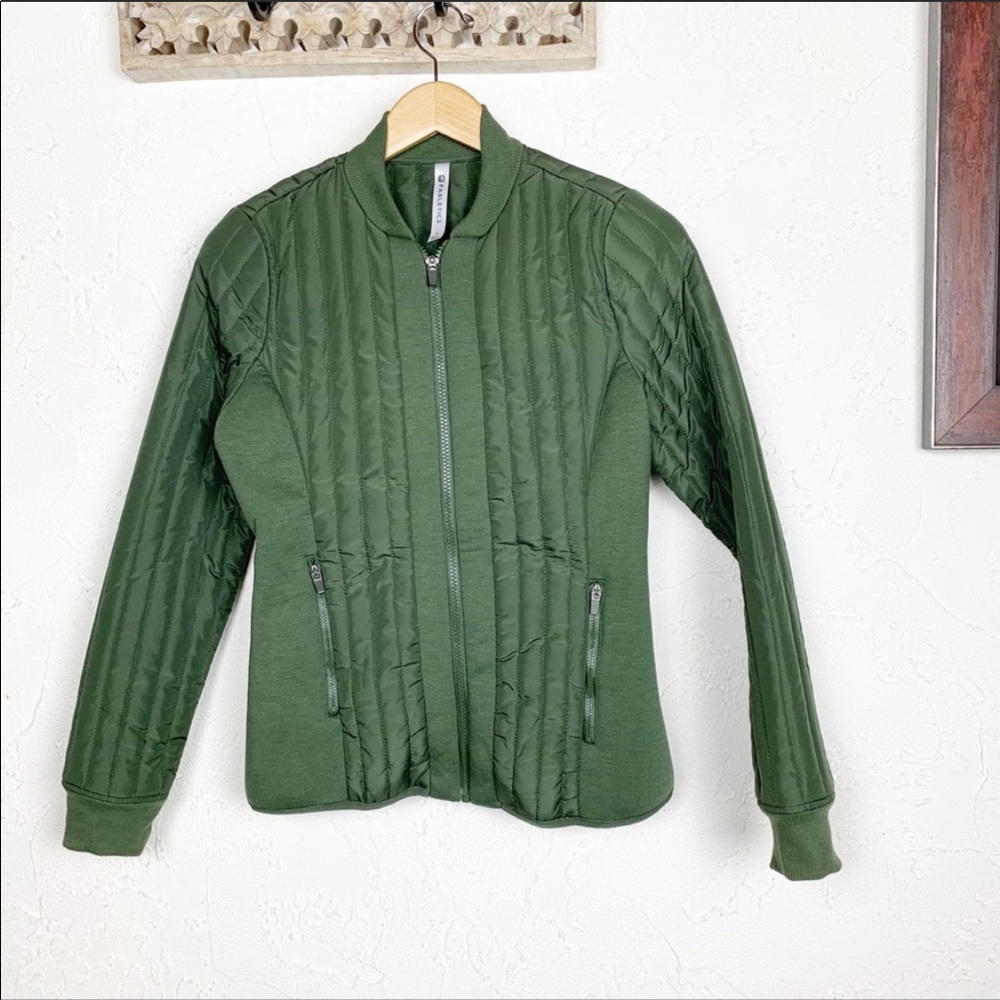 Fabletics | Green Pisa Puffer Jacket Size Small - image 2